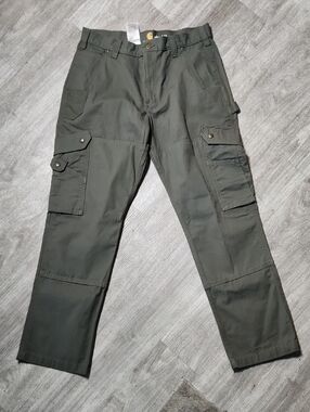 Carhartt Olive Green Cargo Work Pants